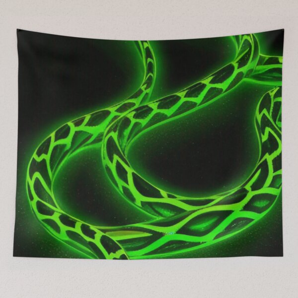 Item preview, neon green snake   designed and sold by optimusprime39.