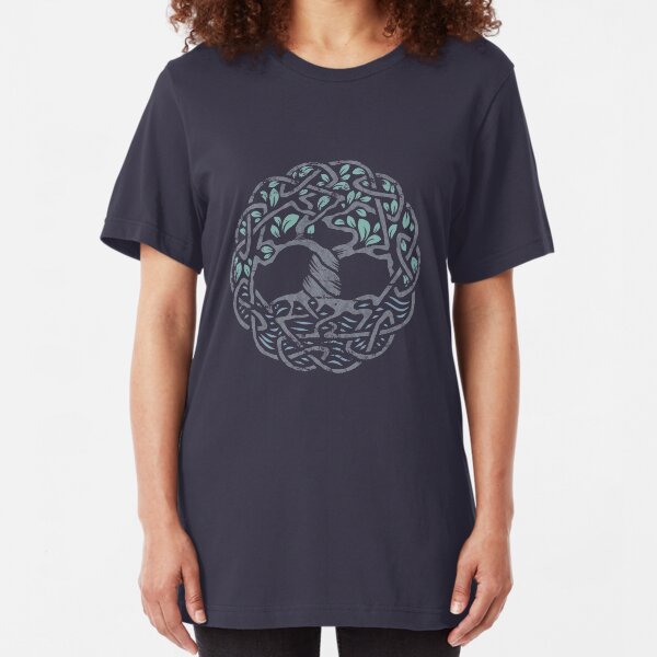 Celtic Tree of Life Slim Fit T-Shirt
