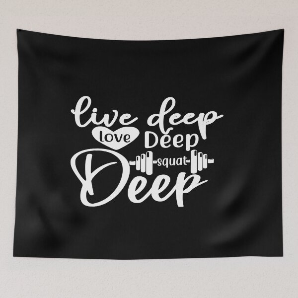 Item preview, Live deep love deep squat deep designed and sold by phassystore.