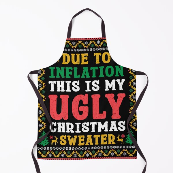 Item preview, Due To Inflation This Is My Christmas Ugly Sweaters designed and sold by abboqhse.
