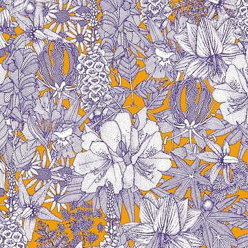 Artwork thumbnail, poisonous plants aplenty grape marigold by scrummy
