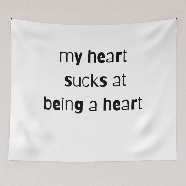 Item preview, my heart sucks at being a heart designed and sold by med-artist.
