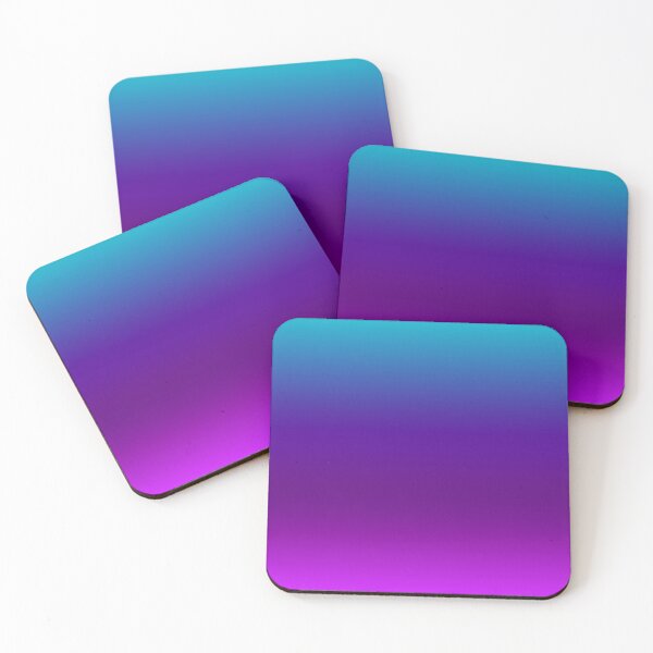 Item preview, Modern Aesthetic Metallic Background Gradient In Shades of Turquoise Blue & Purple designed and sold by Kodexstore.
