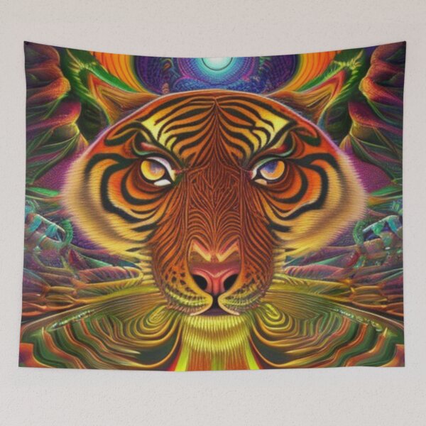Item preview, Unique Tiger Art Created by AI designed and sold by tpixx.