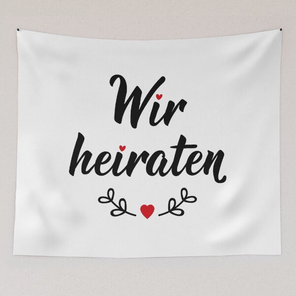 Item preview, Wir heiraten. German text: We are getting married. designed and sold by pidzam4e.