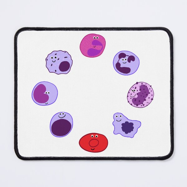 Item preview, Smiley Blood Cells designed and sold by starrypanda.