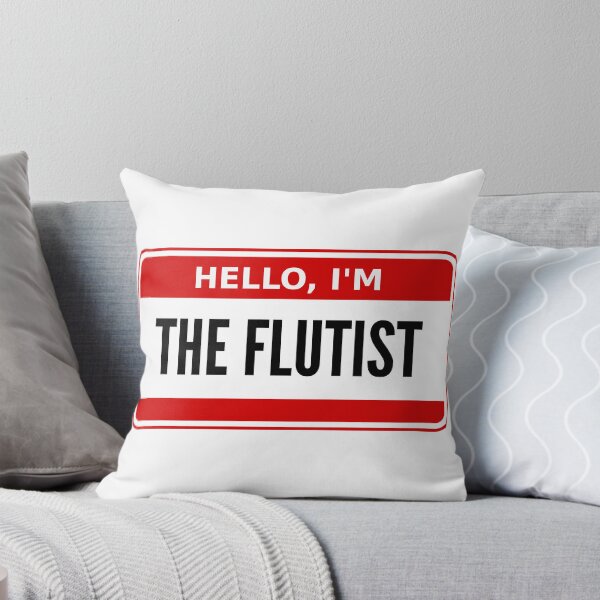 Item preview, Flutist Name Tag designed and sold by Dixieland1.