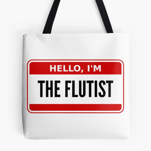 Item preview, Flutist Name Tag designed and sold by Dixieland1.