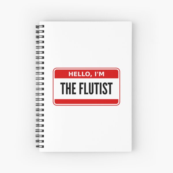Item preview, Flutist Name Tag designed and sold by Dixieland1.
