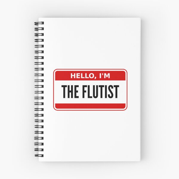 Item preview, Flutist Name Tag designed and sold by Dixieland1.