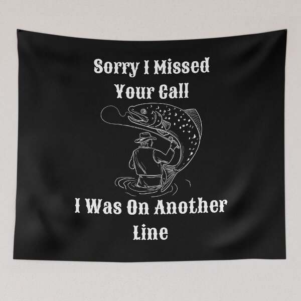 Item preview, On The Other Line, On Another Line, Fly Fishing, Fishing Humor designed and sold by OutdoorsZee1.