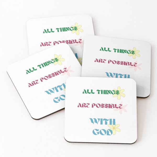 Item preview, All Things are possible with God designed and sold by RiseAbove22.
