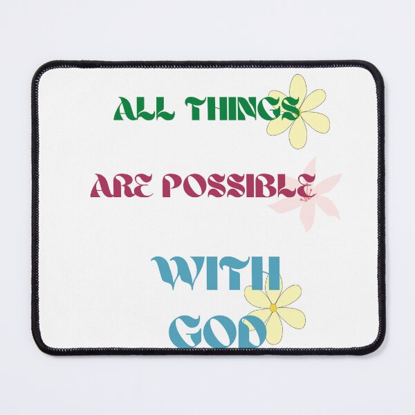Item preview, All Things are possible with God designed and sold by RiseAbove22.