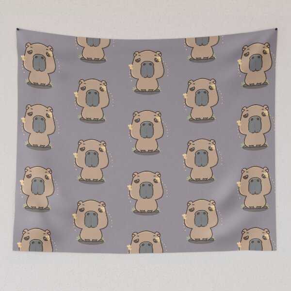 Item preview, Cute Little Capybara designed and sold by HappyDoodlen.