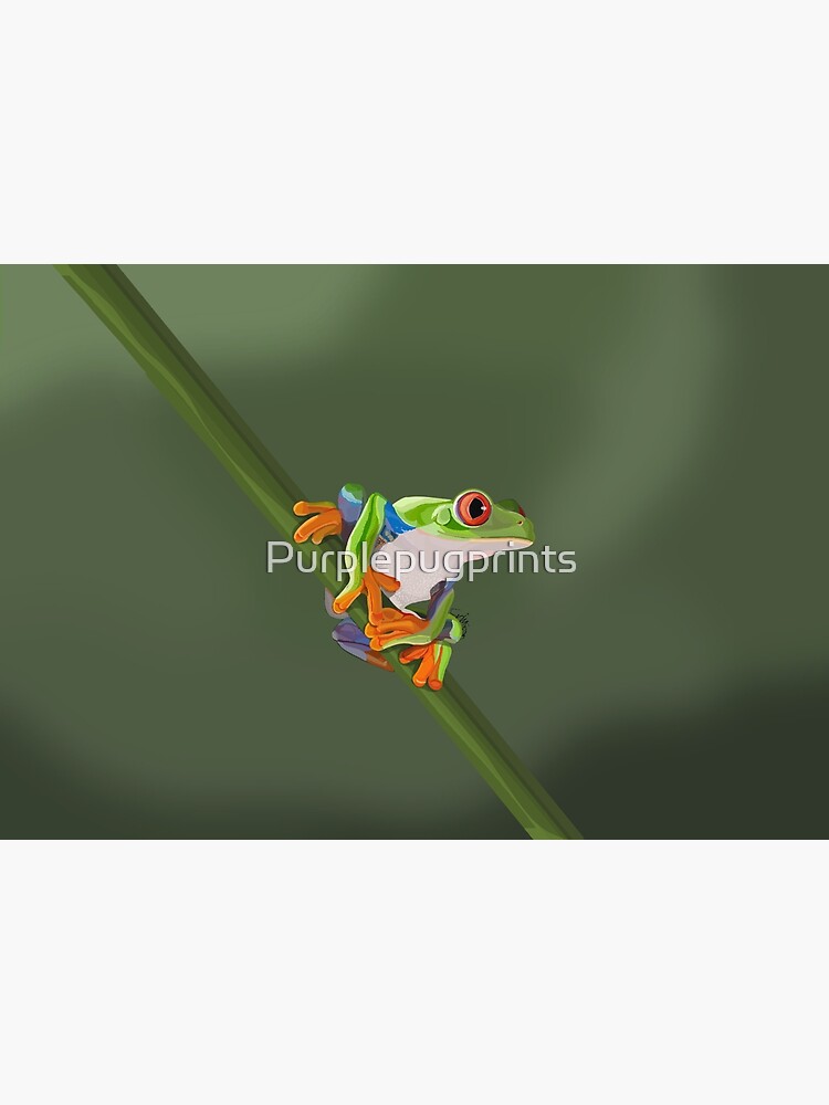 Disover Red eyed tree frog Premium Matte Vertical Poster