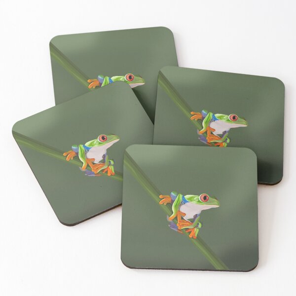 Item preview, Red eyed tree frog  designed and sold by Purplepugprints.