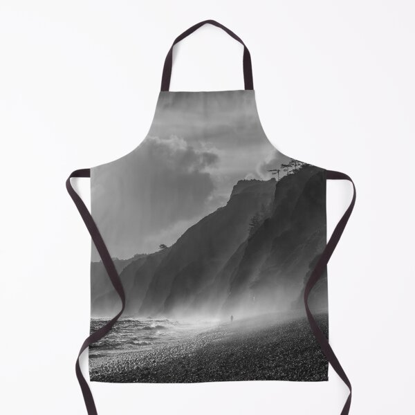 Item preview, Stormy Budleigh Salterton in monochrome designed and sold by JoSowden.
