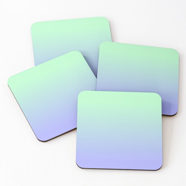 Item preview, Cool & Aesthetic Pastel Gradient in Shades of Lavender Blue & Pastel Green designed and sold by Kodexstore.