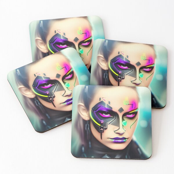 Item preview, Cyberpunk Hotties (11) - Beautiful Sci fi Women designed and sold by TheThirdEye.