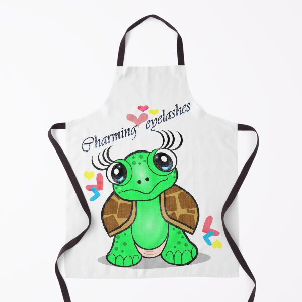 Item preview, Cute tortoise with Charming eyelashes designed and sold by Shirley cute art .