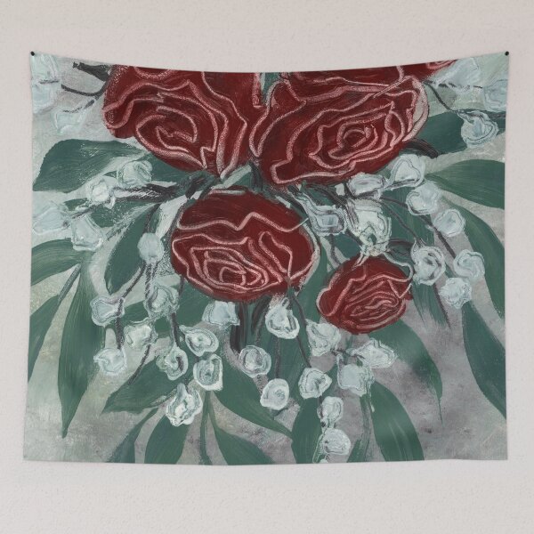 Item preview, Zeldah red roses designed and sold by blursbyai.