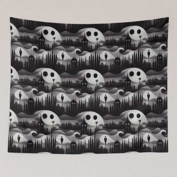 Item preview, Dark Pattern Inspired by the aesthetics of Tim Burton designed and sold by raulmaler.