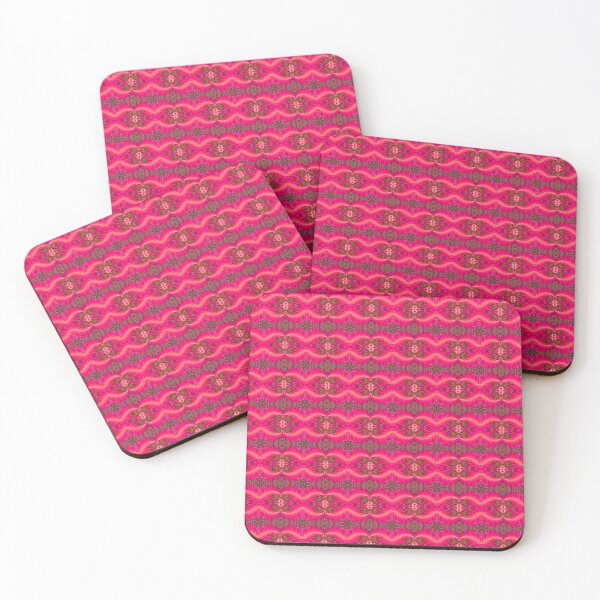 Item preview, Red Floral Feathery Pattern | Festive Flavour designed and sold by JillyJ05.