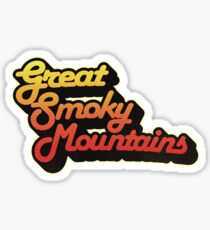 Great Smoky Mountains National Park | Retro Streamline Sticker
