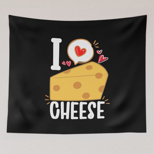 Item preview, I Love Cheese Heart Design Tees Funny Cheese My heart Cheesecake Funny Foodie Food  designed and sold by Sasikharn.