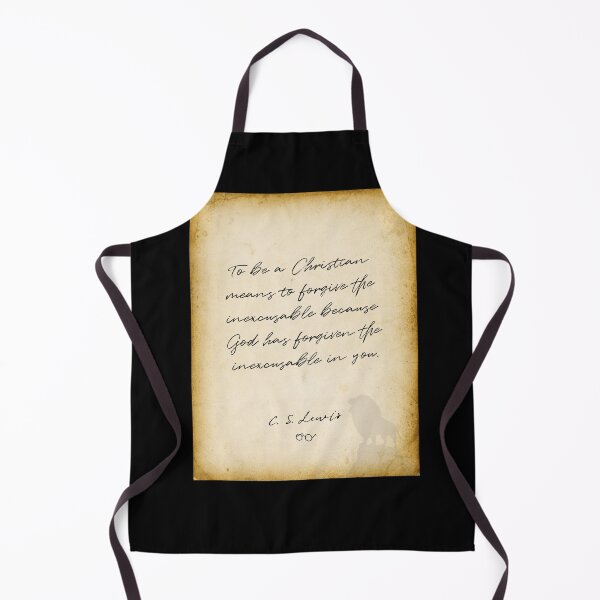 Item preview, cs lewis quote, To be a Christian means to forgive designed and sold by Christian Word Art.