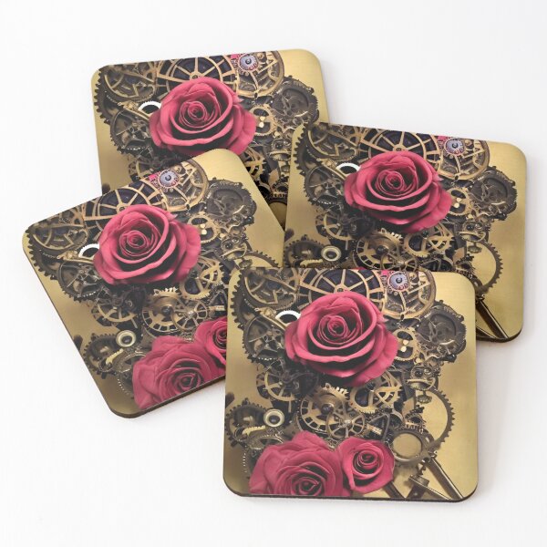 Item preview, Elegant Steampunk Rose Tapestry Design designed and sold by MrVeryPlethora.