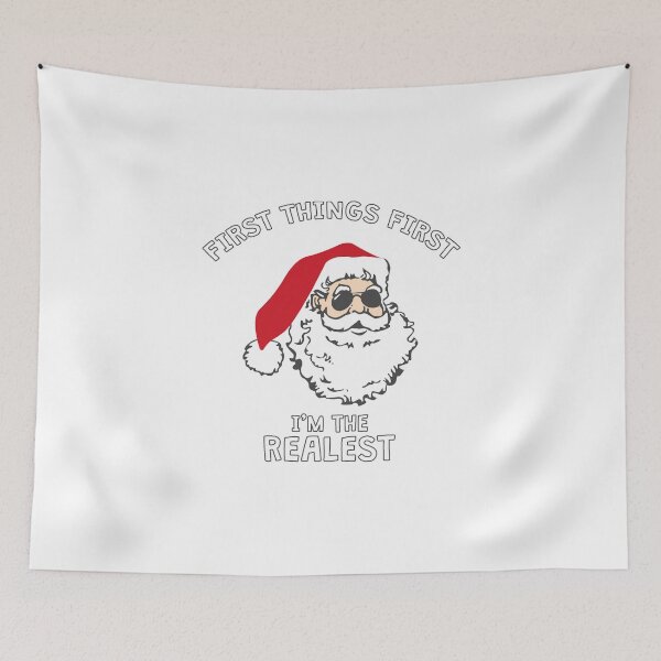 Item preview, FIRST THINGS FIRST SANTA designed and sold by tsfdesign.