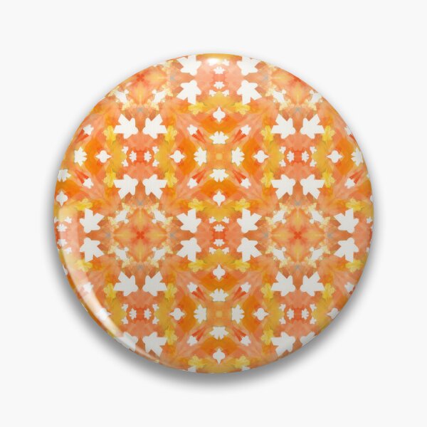 Item preview, Orange Meeple Watercolor Game Night Pattern designed and sold by Zab Butler Design.