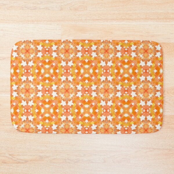 Item preview, Orange Meeple Watercolor Game Night Pattern designed and sold by Zab Butler Design.