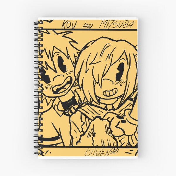Item preview, Kou and mitsuba cartoon bendy style designed and sold by lolroren.