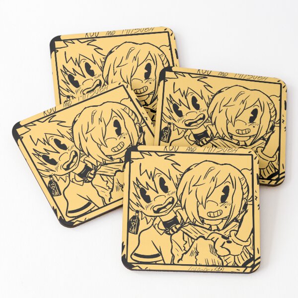 Item preview, Kou and mitsuba cartoon bendy style designed and sold by lolroren.