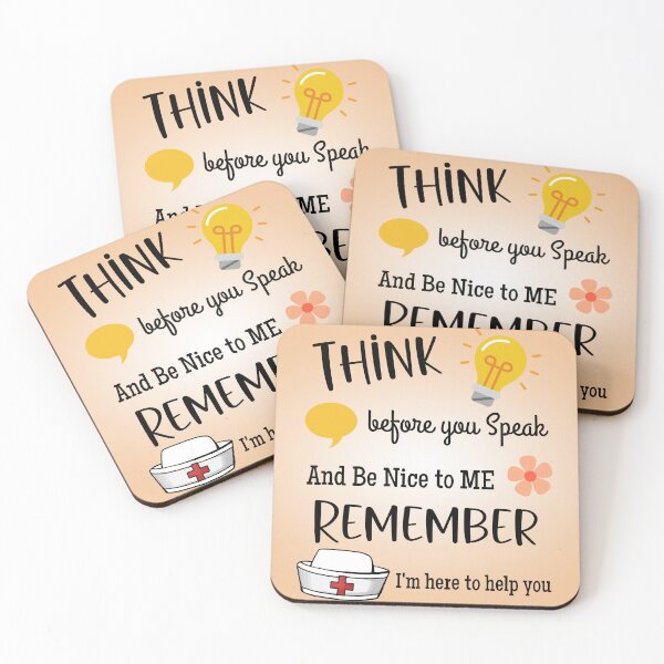 Item preview, Think Before You Speak, Remember I'm Here To Help You. Yellow & Black Text designed and sold by Bright76.