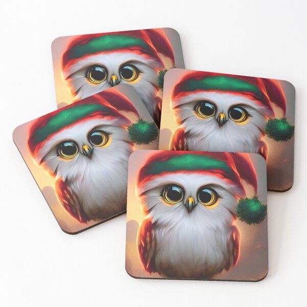 Item preview, Owl wishing marry Christmas  designed and sold by It's All Yours.