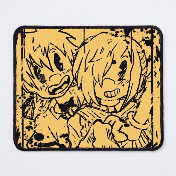 Item preview, Kou and mitsuba cartoon bendy style (ink version) designed and sold by lolroren.