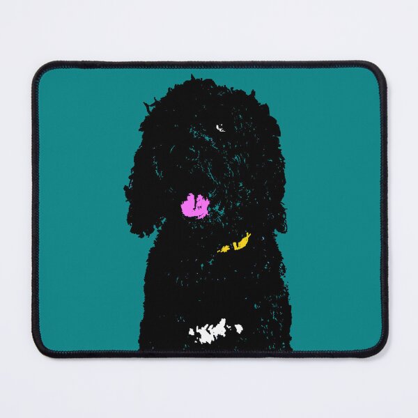 Item preview, Portuguese Water Dog Design in teal - Pet Pop Art - Animal Pop Art, Bespoke Options designed and sold by StudioFlea.