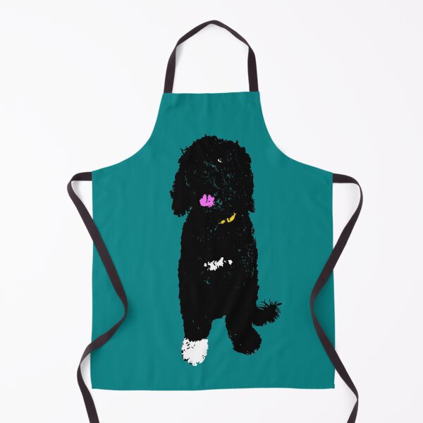 Item preview, Portuguese Water Dog Design in teal - Pet Pop Art - Animal Pop Art, Bespoke Options designed and sold by StudioFlea.