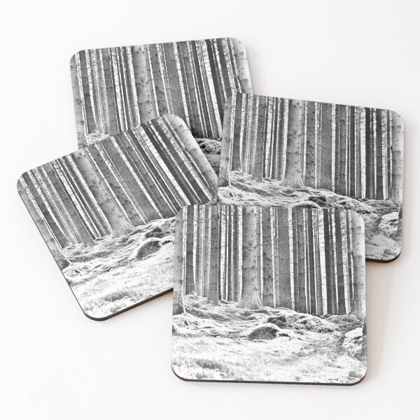 Item preview, Black and White Swedish Forest Winter Wonderland Christmas Mood designed and sold by Karen Ekdahl.