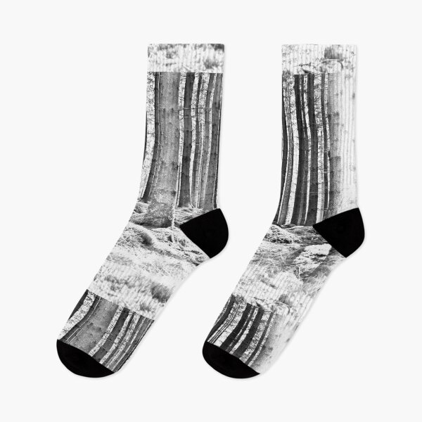 Item preview, Black and White Swedish Forest Winter Wonderland Christmas Mood designed and sold by Karen Ekdahl.