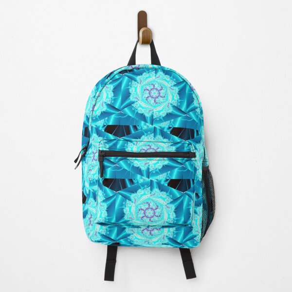 Item preview, Teal Pinwheel | Funky Pinwheel Pattern | Classy Aqua Fractals designed and sold by JillyJ05.