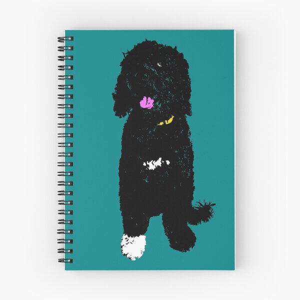 Item preview, Portuguese Water Dog Design in teal - Pet Pop Art - Animal Pop Art, Bespoke Options designed and sold by StudioFlea.