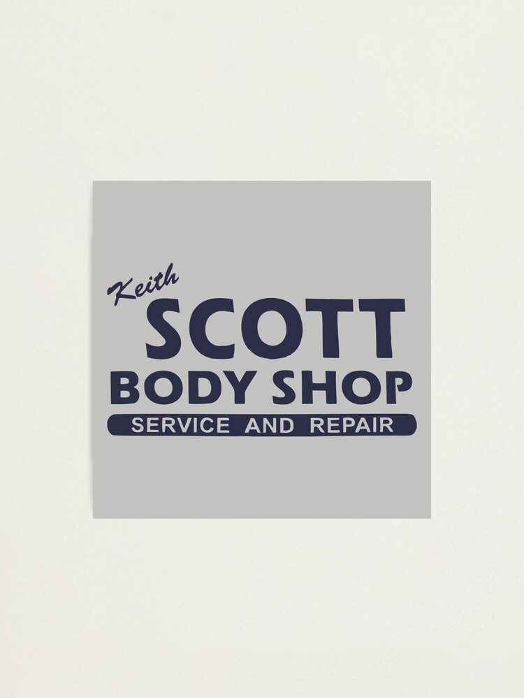 Keith Scott Body Shop Logo Fotodruck Von Tonopino Redbubble