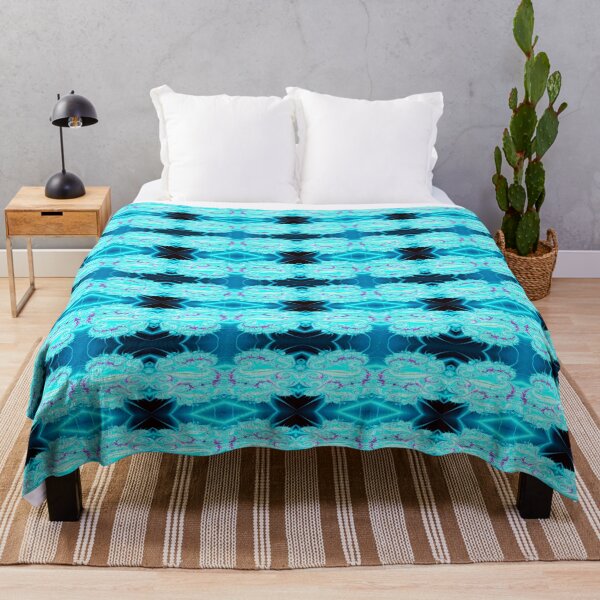Item preview, Swirling Teal and Aqua Pattern | Fractals on Repeat designed and sold by JillyJ05.