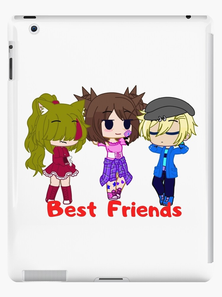 The joy of being Gacha friends. Oc friends Gacha life - Gacha Club Dolls  iPad Case & Skin by gachanime