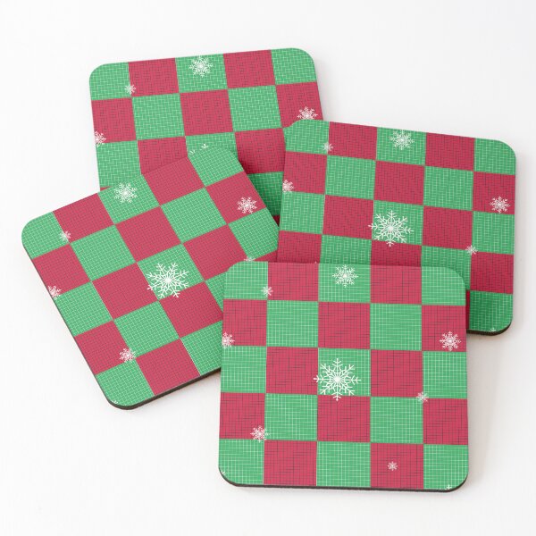 Artikelvorschau, Weihnachten rot und grün kariert entworfen und verkauft von GIEPEE DESIGNS.