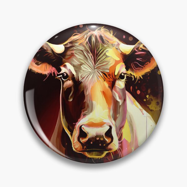 Item preview, Cow portrait  designed and sold by FlatLandPrints.